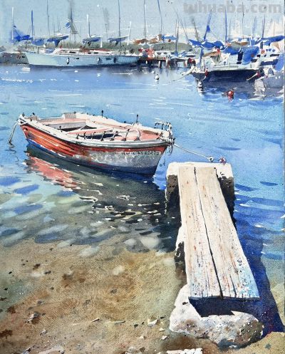 隔着屏幕感受水彩“透”，太美了！ - 图画吧TUHUABA