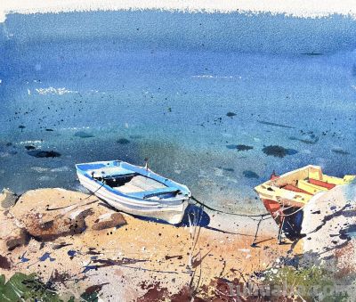 隔着屏幕感受水彩“透”，太美了！ - 图画吧TUHUABA