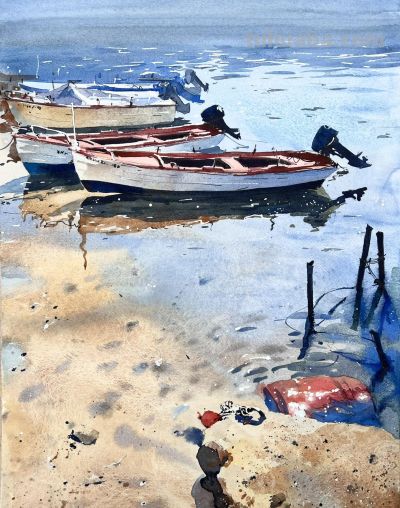 隔着屏幕感受水彩“透”，太美了！ - 图画吧TUHUABA