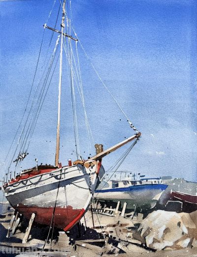 隔着屏幕感受水彩“透”，太美了！ - 图画吧TUHUABA