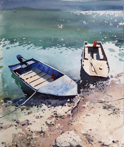 隔着屏幕感受水彩“透”，太美了！ - 图画吧TUHUABA