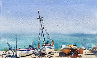 隔着屏幕感受水彩“透”，太美了！ - 图画吧TUHUABA