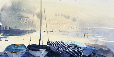 隔着屏幕感受水彩“透”，太美了！ - 图画吧TUHUABA