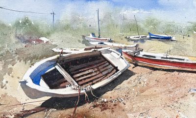 隔着屏幕感受水彩“透”，太美了！ - 图画吧TUHUABA