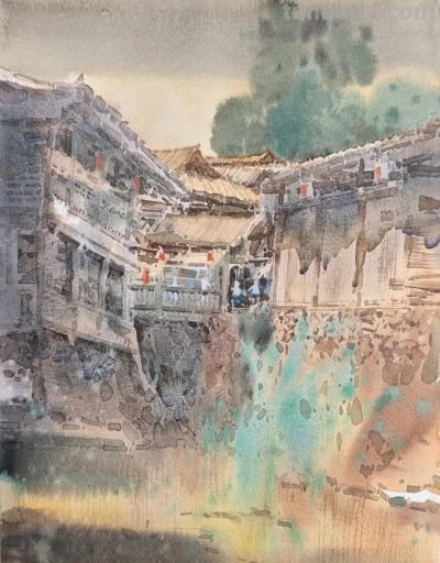 水韵黔彩· 贵州水彩线上作品展 - 今日头条 水韵黔彩· 贵州水彩线上作品展 - 图画吧TUHUABA