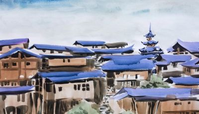 水韵黔彩· 贵州水彩线上作品展 - 今日头条 水韵黔彩· 贵州水彩线上作品展 - 图画吧TUHUABA