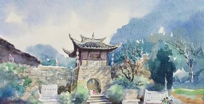 水韵黔彩· 贵州水彩线上作品展 - 今日头条 水韵黔彩· 贵州水彩线上作品展 - 图画吧TUHUABA