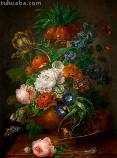 静物花卉,约翰·巴蒂斯特·德雷克斯勒作品赏 - 今日头条 静物花卉,约翰·巴蒂斯特·德雷克斯勒作品赏 - 图画吧TUHUABA