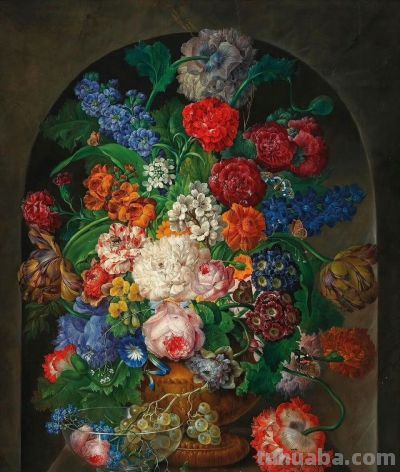 静物花卉,约翰·巴蒂斯特·德雷克斯勒作品赏 - 今日头条 静物花卉,约翰·巴蒂斯特·德雷克斯勒作品赏 - 图画吧TUHUABA