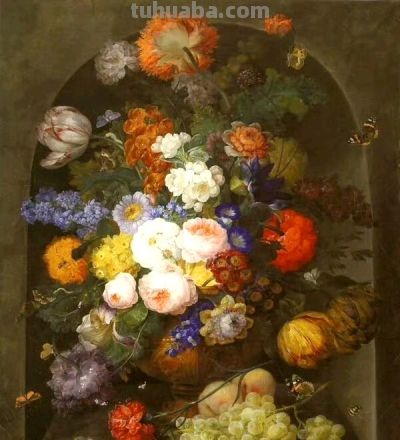 静物花卉,约翰·巴蒂斯特·德雷克斯勒作品赏 - 今日头条 静物花卉,约翰·巴蒂斯特·德雷克斯勒作品赏 - 图画吧TUHUABA