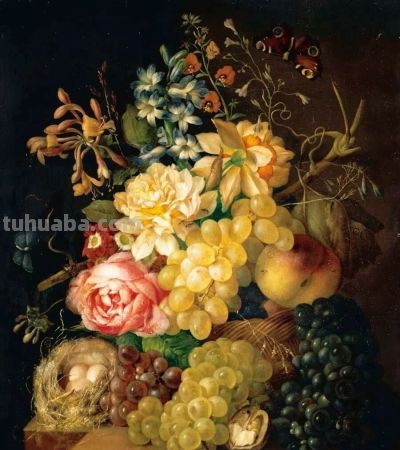 静物花卉,约翰·巴蒂斯特·德雷克斯勒作品赏 - 今日头条 静物花卉,约翰·巴蒂斯特·德雷克斯勒作品赏 - 图画吧TUHUABA