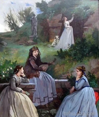 新古典主义绘画｜德国画家安塞尔姆·费尔巴哈油画作品欣赏 - 图画吧TUHUABA