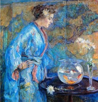 当代印象派绘画｜罗伯特·里德人物油画作品欣赏 - 图画吧TUHUABA