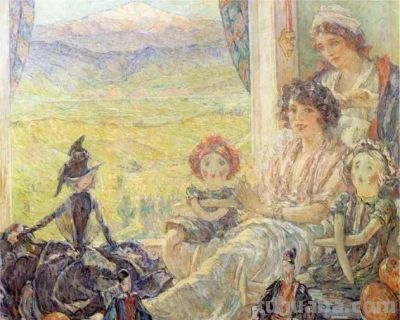 当代印象派绘画｜罗伯特·里德人物油画作品欣赏 - 图画吧TUHUABA