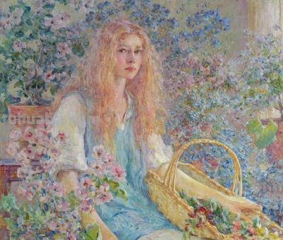 当代印象派绘画｜罗伯特·里德人物油画作品欣赏 - 图画吧TUHUABA