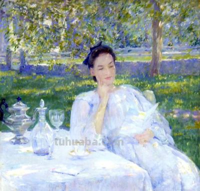 当代印象派绘画｜罗伯特·里德人物油画作品欣赏 - 图画吧TUHUABA