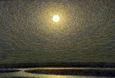 朦胧静谧唯美意境油画作品欣赏 - 图画吧TUHUABA