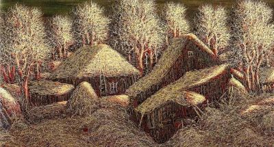 朦胧静谧唯美意境油画作品欣赏 - 图画吧TUHUABA