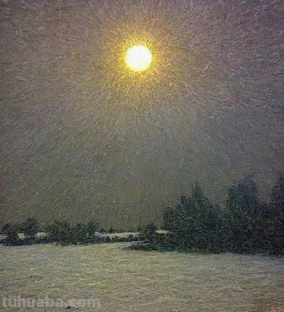 朦胧静谧唯美意境油画作品欣赏 - 图画吧TUHUABA