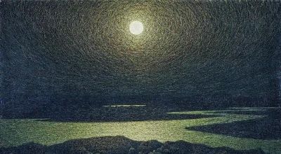 朦胧静谧唯美意境油画作品欣赏 - 图画吧TUHUABA