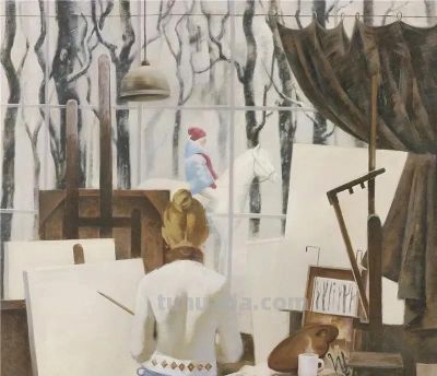 还在坚持创作的画家们｜当代油画作品欣赏 - 图画吧TUHUABA