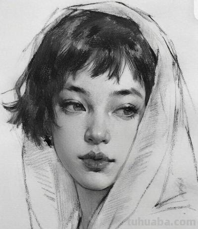 素描人物头像欣赏 - 今日头条