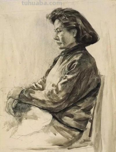 泛黄的肖像画｜早期素描肖像作品欣赏 - 图画吧TUHUABA