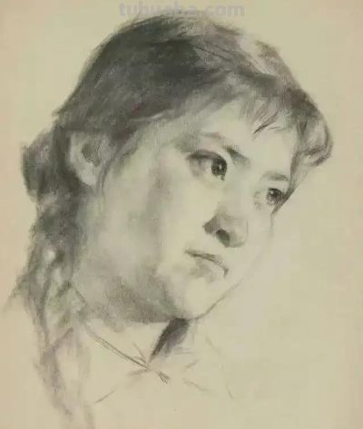泛黄的肖像画｜早期素描肖像作品欣赏 - 图画吧TUHUABA