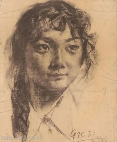 泛黄的肖像画｜早期素描肖像作品欣赏 - 图画吧TUHUABA