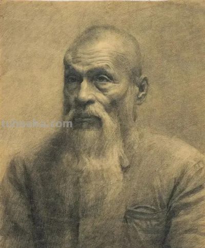 泛黄的肖像画｜早期素描肖像作品欣赏 - 图画吧TUHUABA
