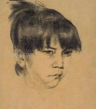 泛黄的肖像画｜早期素描肖像作品欣赏 - 图画吧TUHUABA