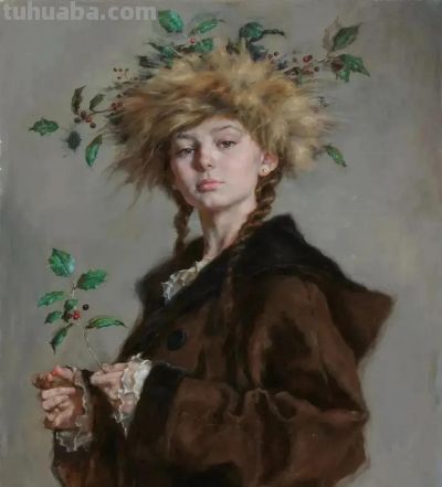 美国当代画家Robert Liberace油画素描人物作品专辑 - 图画吧TUHUABA