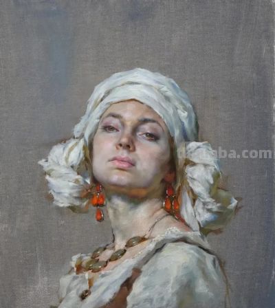 美国当代画家Robert Liberace油画素描人物作品专辑 - 图画吧TUHUABA