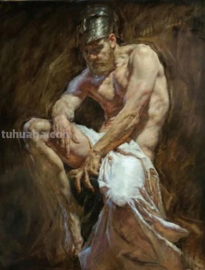 美国当代画家Robert Liberace油画素描人物作品专辑 - 图画吧TUHUABA