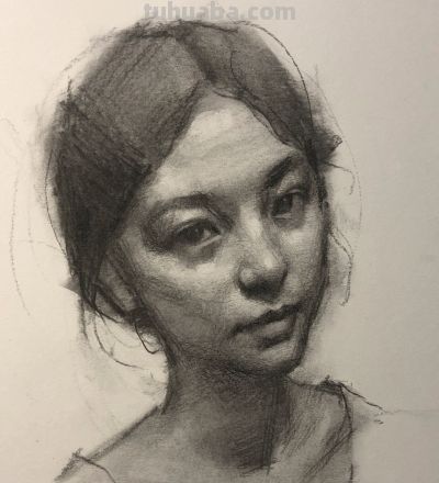 这素描头像考试行吧 - 图画吧TUHUABA
