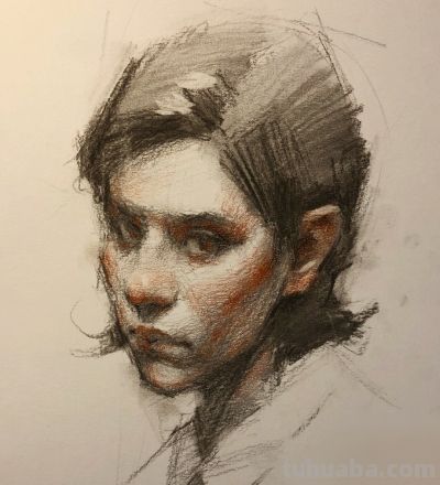 这素描头像考试行吧 - 图画吧TUHUABA