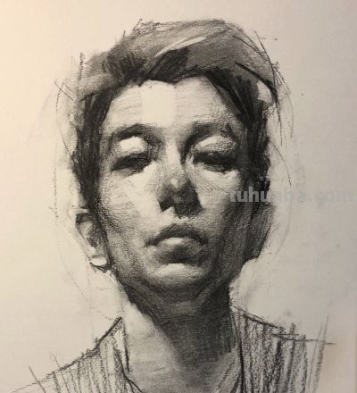 这素描头像考试行吧 - 图画吧TUHUABA