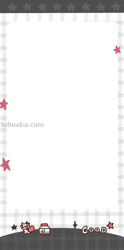 动漫萌宠小新简笔插画手机壁纸聊天背景图片 - 图画吧TUHUABA