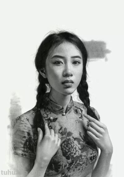 刘斌素描大师作品鉴赏 - 图画吧TUHUABA