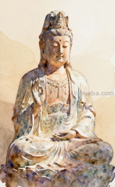 水彩佛像,在这一刻交织成一首无声的诗,在寒冬里低吟浅唱 - 今日头条 水彩佛像,在这一刻交织成一首无声的诗,在寒冬里低吟浅唱 - 图画吧TUHUABA