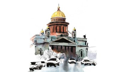 英国插画师Daria Malikova，诠释水彩的透明性和流动性 - 图画吧TUHUABA