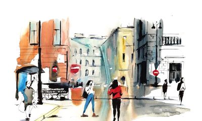 英国插画师Daria Malikova，诠释水彩的透明性和流动性 - 图画吧TUHUABA