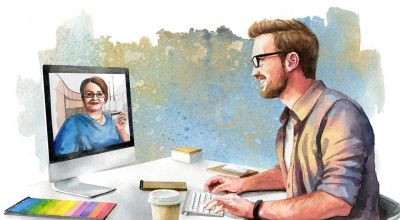 英国插画师Daria Malikova，诠释水彩的透明性和流动性 - 图画吧TUHUABA