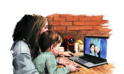 英国插画师Daria Malikova，诠释水彩的透明性和流动性 - 图画吧TUHUABA