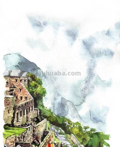 英国插画师Daria Malikova，诠释水彩的透明性和流动性 - 图画吧TUHUABA