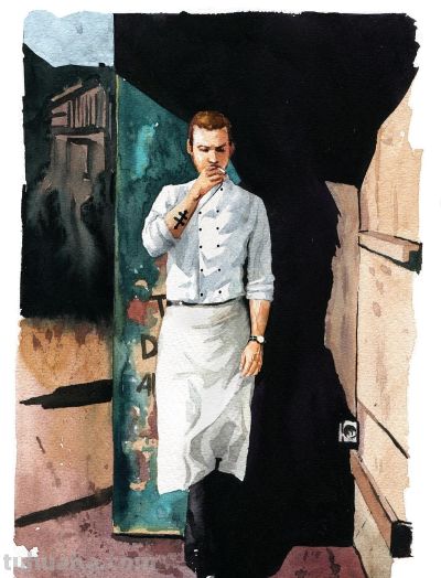 英国插画师Daria Malikova，诠释水彩的透明性和流动性 - 图画吧TUHUABA