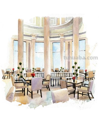 英国插画师Daria Malikova，诠释水彩的透明性和流动性 - 图画吧TUHUABA