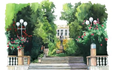 英国插画师Daria Malikova，诠释水彩的透明性和流动性 - 图画吧TUHUABA