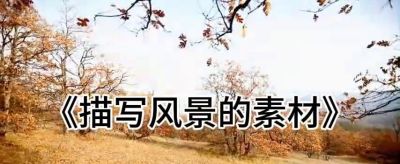 《风景速写素材指南》🌄✨✨ - 图画吧TUHUABA
