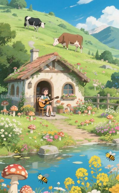 动漫治愈壁纸系列 - 图画吧TUHUABA